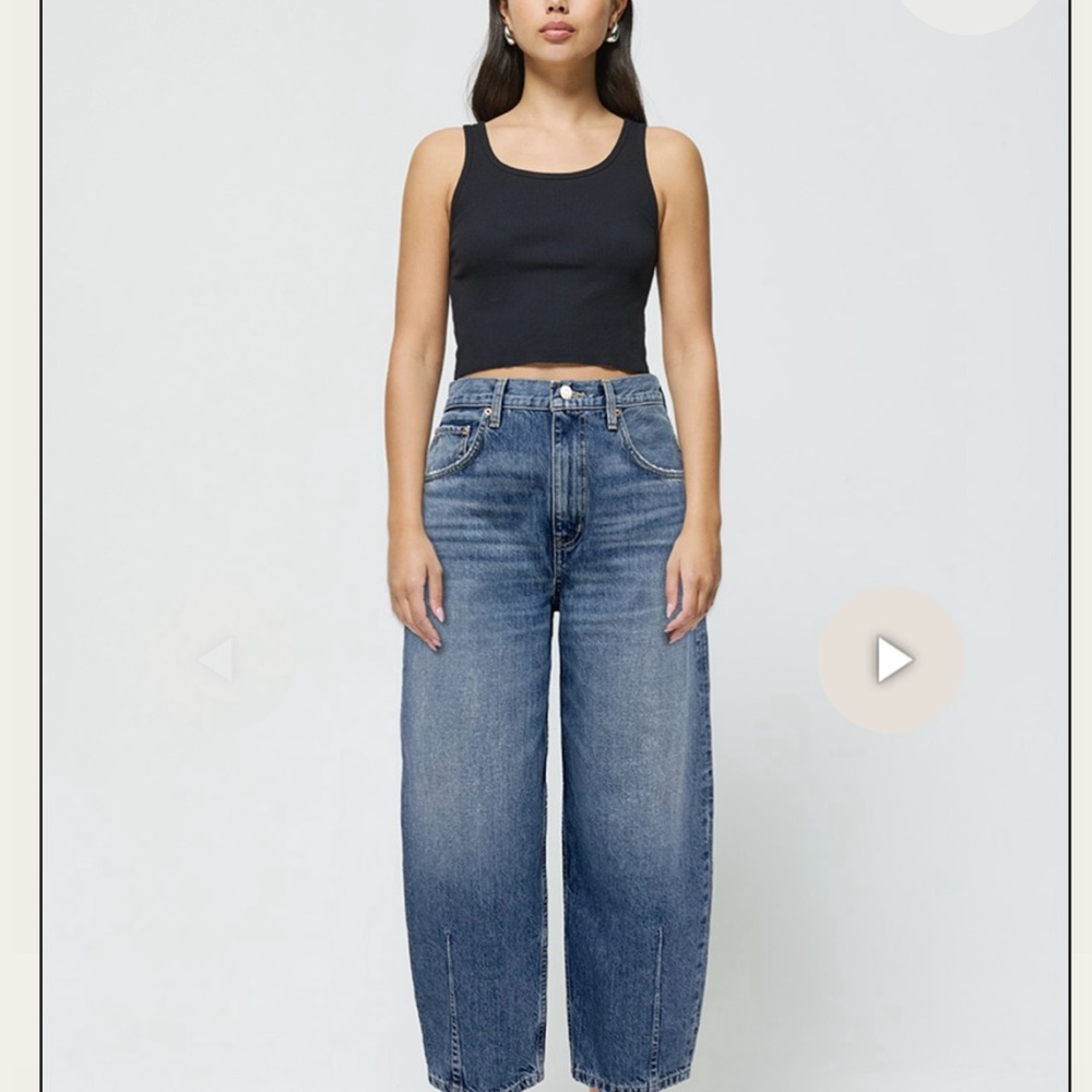 ETICA Iris Relaxed Barrel Jeans | Size 27